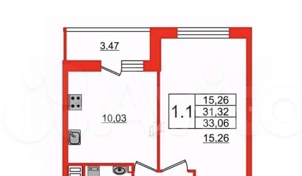 квартира г Санкт-Петербург метро Московская проезд 1-й Предпортовый 11 ЖК «Философия на Московской» округ Новоизмайловское фото 9