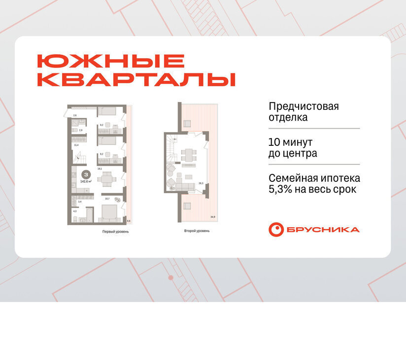 квартира г Екатеринбург р-н Ленинский Чкаловская ул Советских женщин жилой район «Южные кварталы» фото 1