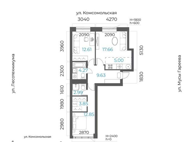 р-н Октябрьский микрорайон Глумилино-2 8-е Небо жилой комплекс фото