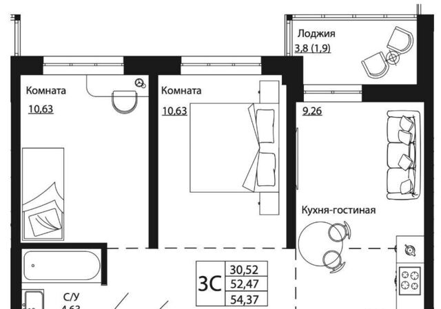 квартира р-н Пролетарский ул Текучева 370/2 фото