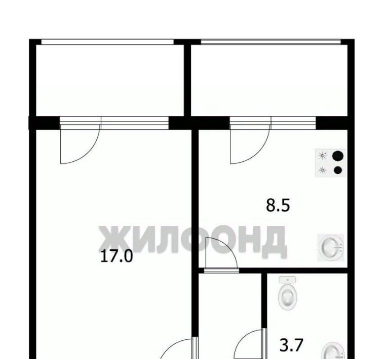 квартира г Хабаровск р-н Индустриальный ул Вахова А.А. 8г фото 18