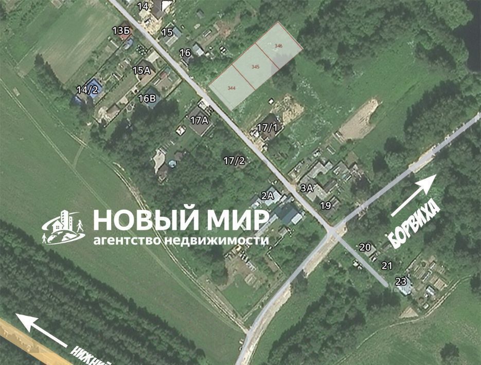 земля г Бор д. Елисино, 16 фото 1