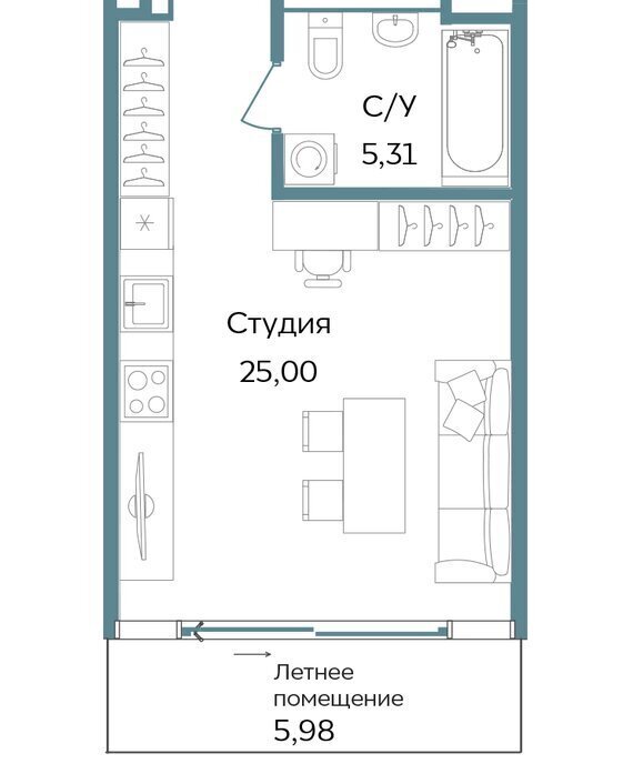 квартира г Саки TEMPO курортный кластер Темпо фото 1