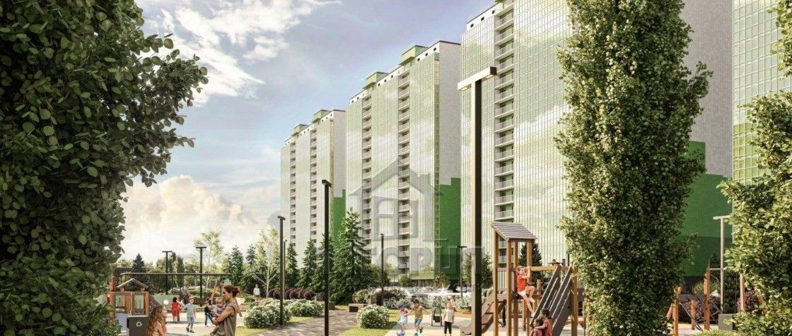 квартира г Красноярск р-н Советский ЖК Фестиваль Нанжуль-Солнечный мкр фото 2