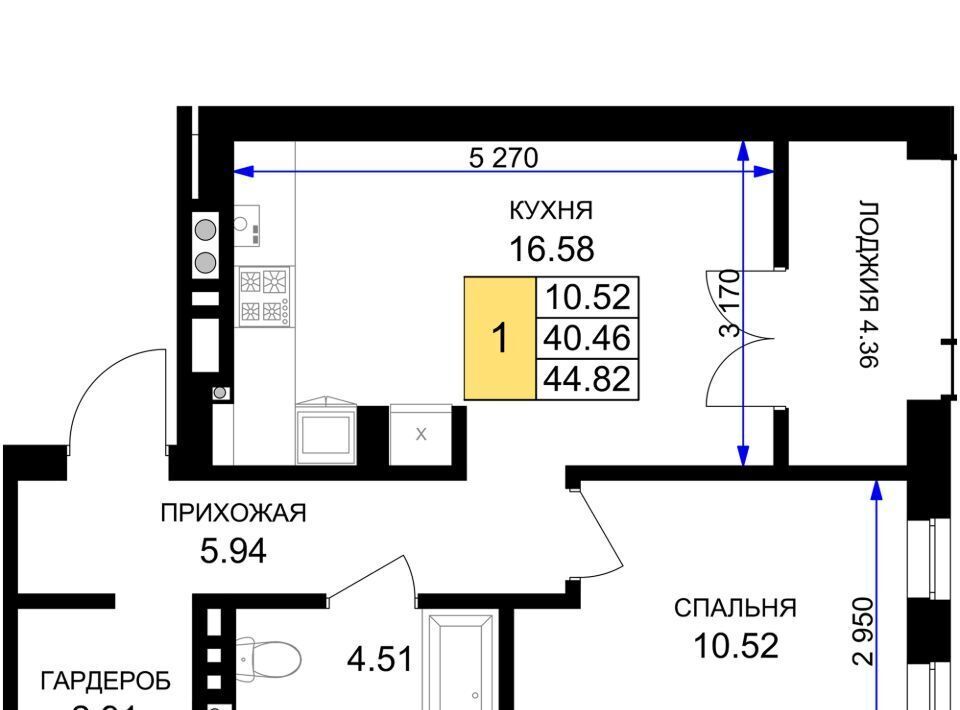 квартира р-н Гурьевский г Гурьевск ЖК «Включи» фото 1