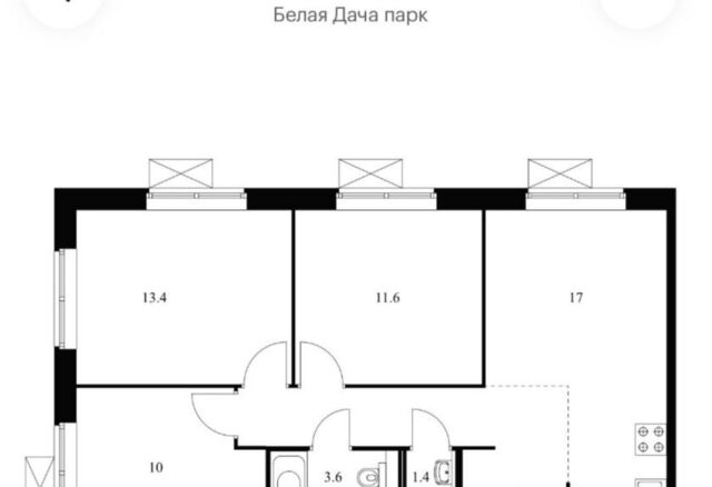 р-н мкр Парковый Котельники, 1к 7 фото