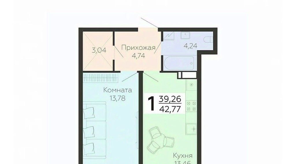 квартира г Воронеж р-н Коминтерновский ул Независимости 78к/3 фото 1