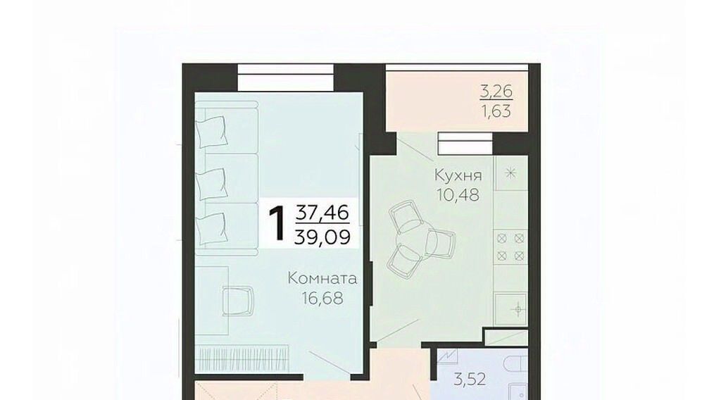 квартира г Воронеж р-н Коминтерновский ул Независимости 78бк/4 фото 1