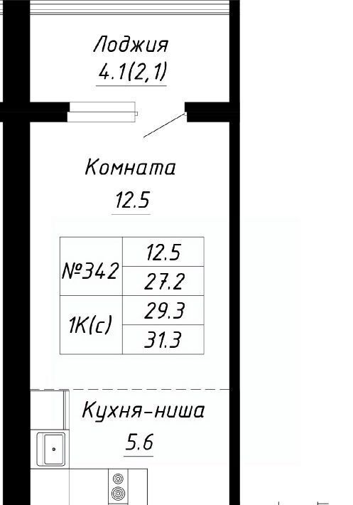 квартира г Барнаул р-н Индустриальный ул Анатолия Мельникова 1 фото 1