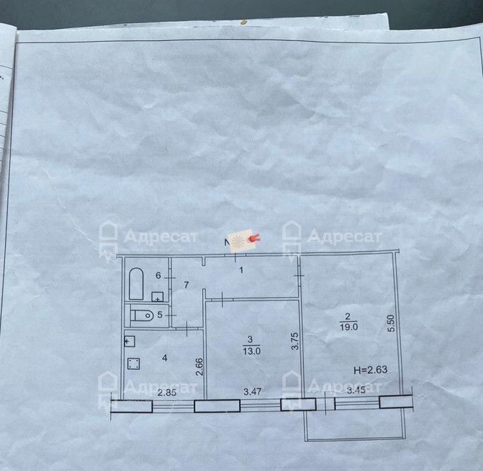 квартира г Волгоград р-н Тракторозаводский Посёлок ГЭС ул Героев Шипки 27 фото 13