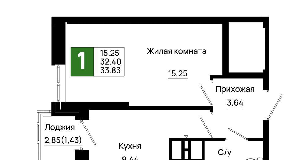 квартира г Ростов-на-Дону р-н Октябрьский пер Нефтекачка ЖК «Октябрь Парк» фото 1