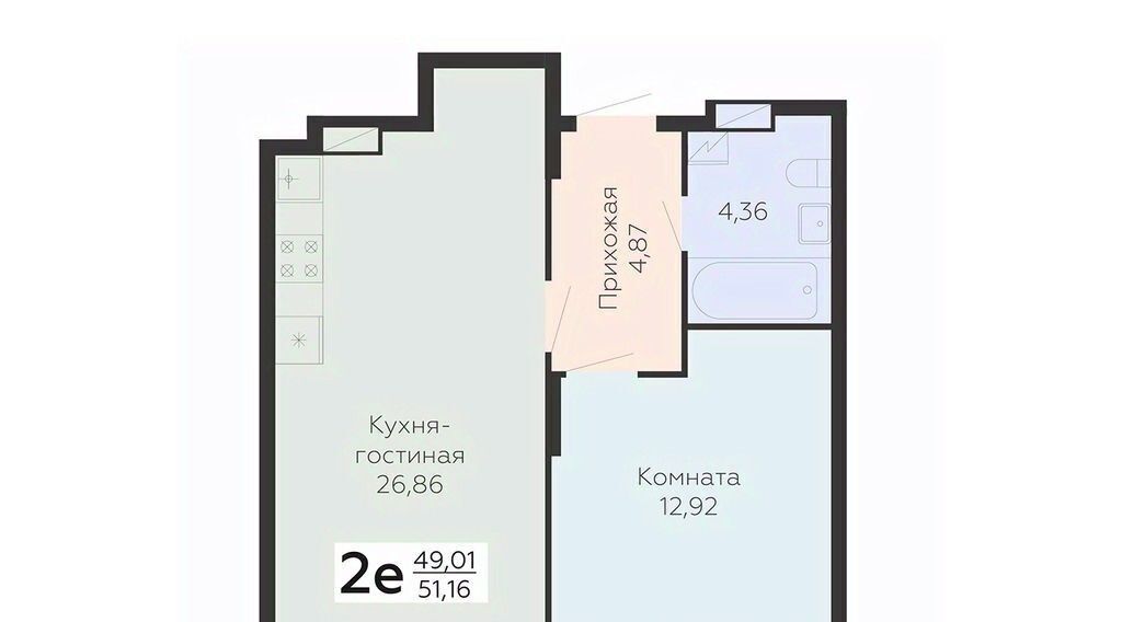 квартира г Воронеж р-н Коминтерновский ул Электросигнальная 9а фото 1