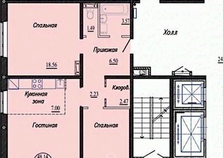 квартира г Новосибирск р-н Кировский Студенческая ул Николая Сотникова 21 фото 1