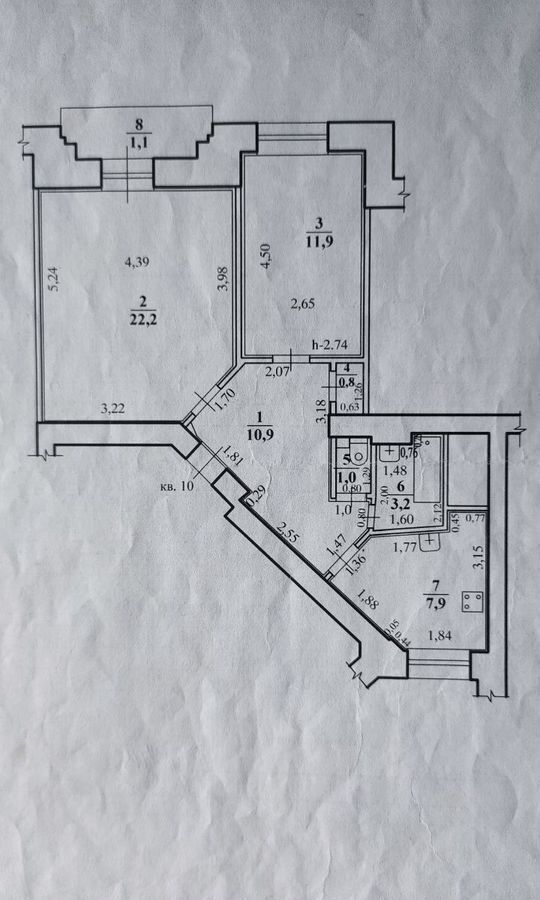квартира г Чита р-н Центральный ул Ленина 52 фото 29