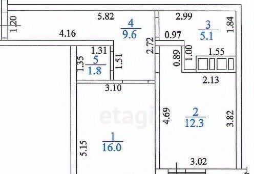 квартира г Новороссийск р-н Южный ул. Мурата Ахеджака, 12 фото 2
