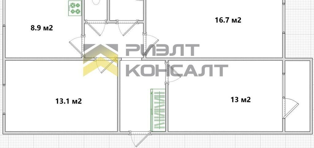 квартира г Омск ул Перелета 22к/1 фото 19