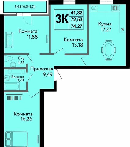 р-н Карасунский ул им. Владимира Жириновского 7 фото