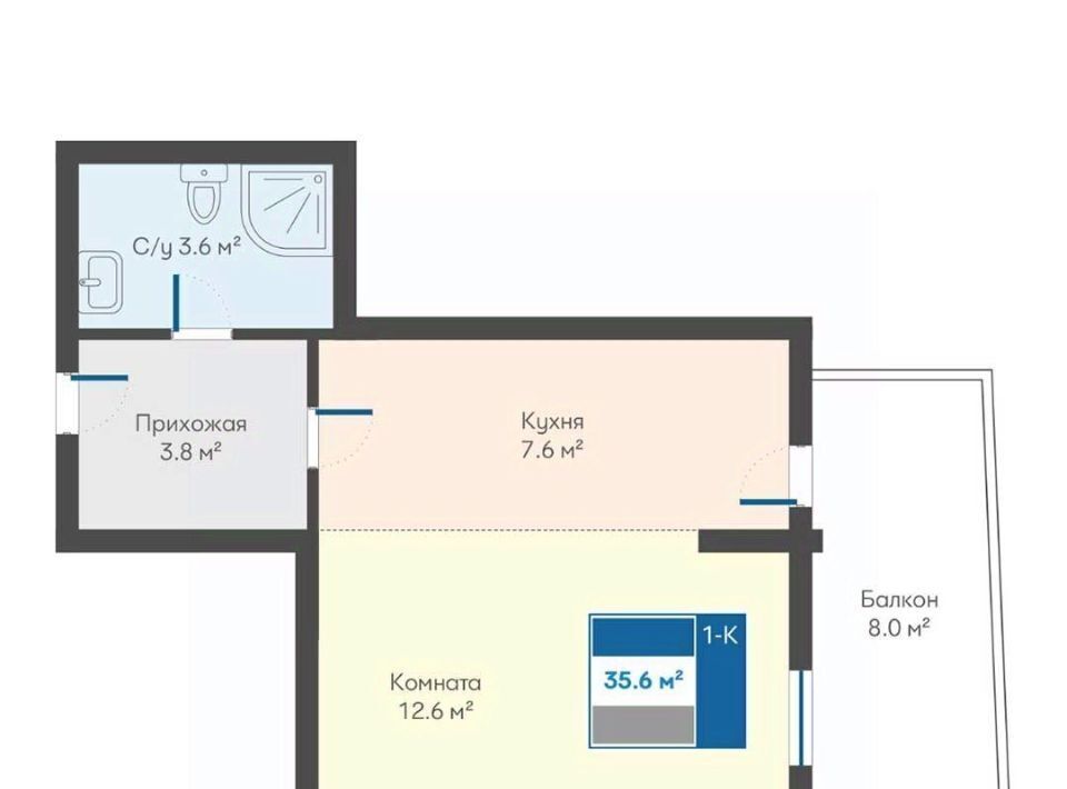 квартира г Ялта пгт Гурзуф ул Ялтинская 14 фото 1
