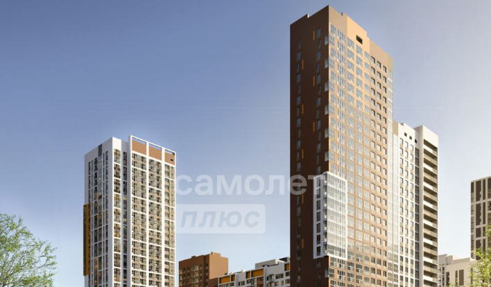квартира г Екатеринбург р-н Верх-Исетский ВИЗ ул Крауля 179/2 ЖК «Русь» м-н фото 2