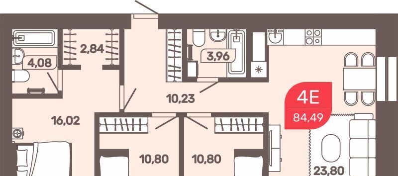 квартира г Чита р-н Железнодорожный мкр Романовский 31 фото 1