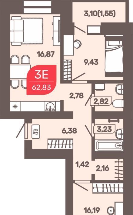 квартира г Чита р-н Железнодорожный мкр Романовский 31 фото 1