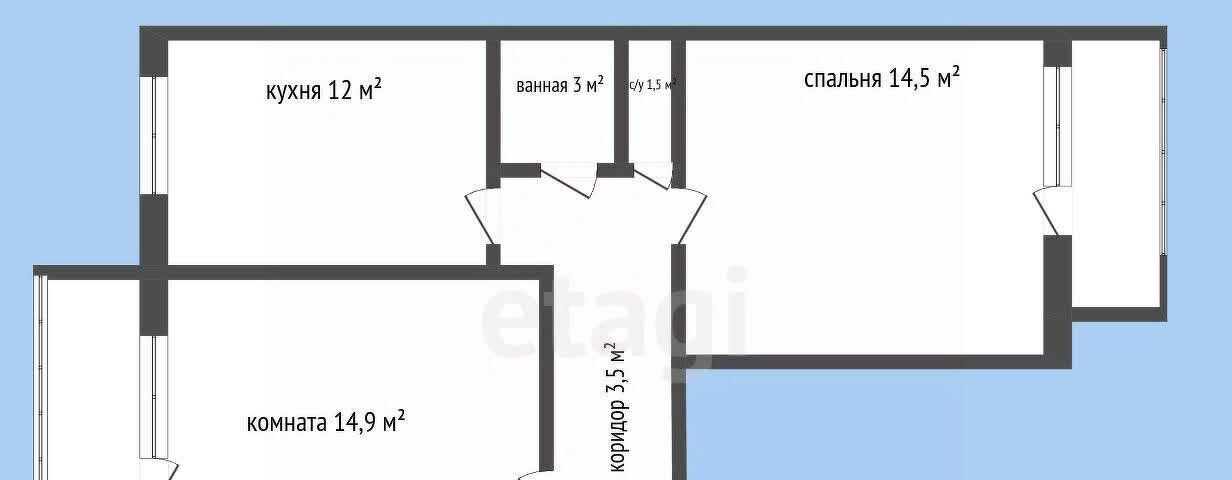 квартира г Новороссийск р-н Приморский ул Видова 137 фото 2