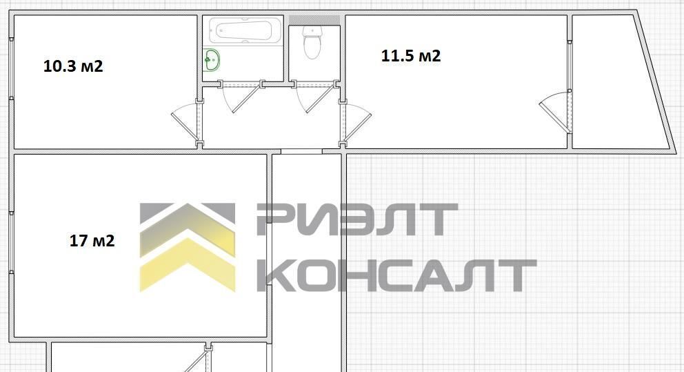 квартира г Омск р-н Советский ул 5 Армии 3 фото 42
