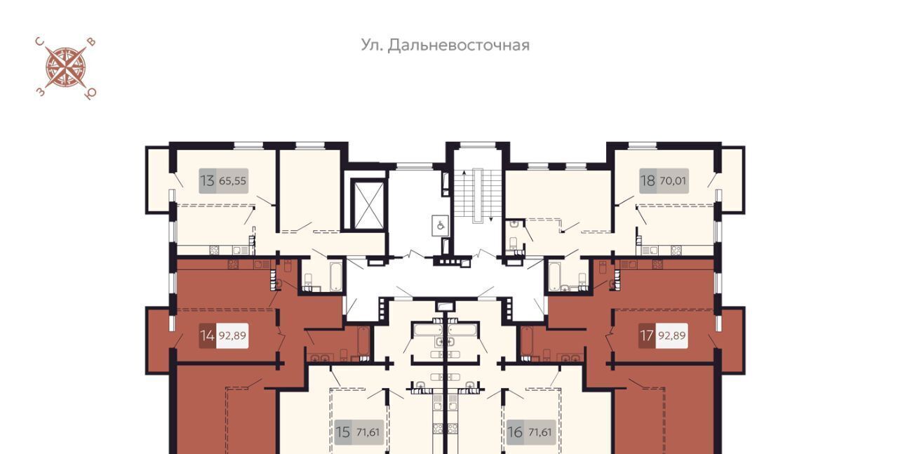 квартира г Иркутск р-н Октябрьский ЖК "Дом на набережной" наб. Верхняя фото 2
