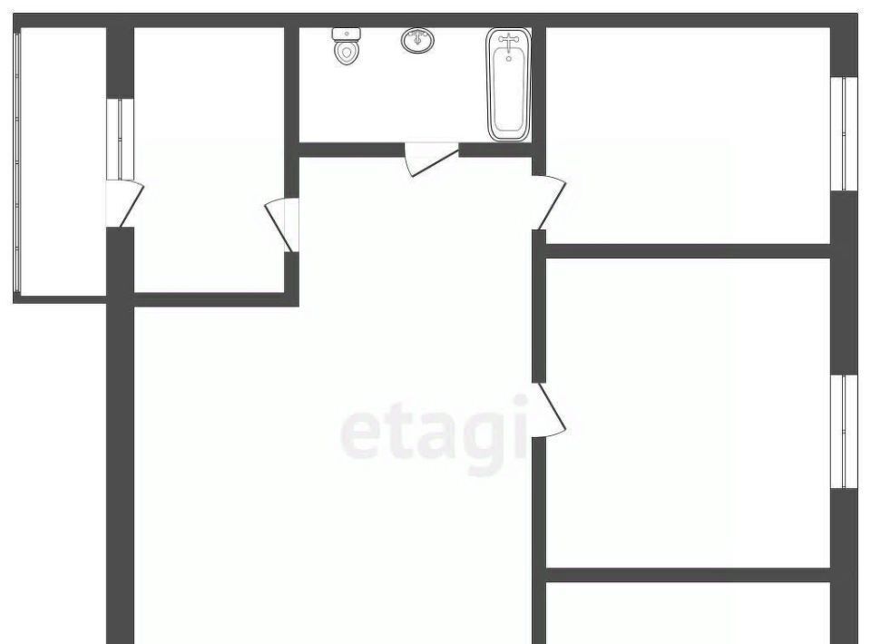 квартира г Тамбов р-н Ленинский ул Тельмана 5 фото 2