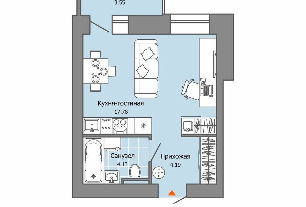 квартира г Пермь ул Дзержинского 35а фото 1