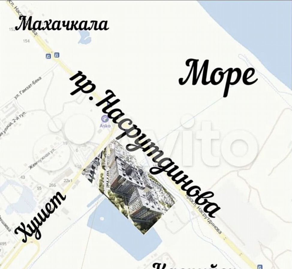 квартира г Махачкала р-н Ленинский пр-кт Насрутдинова 162 фото 3