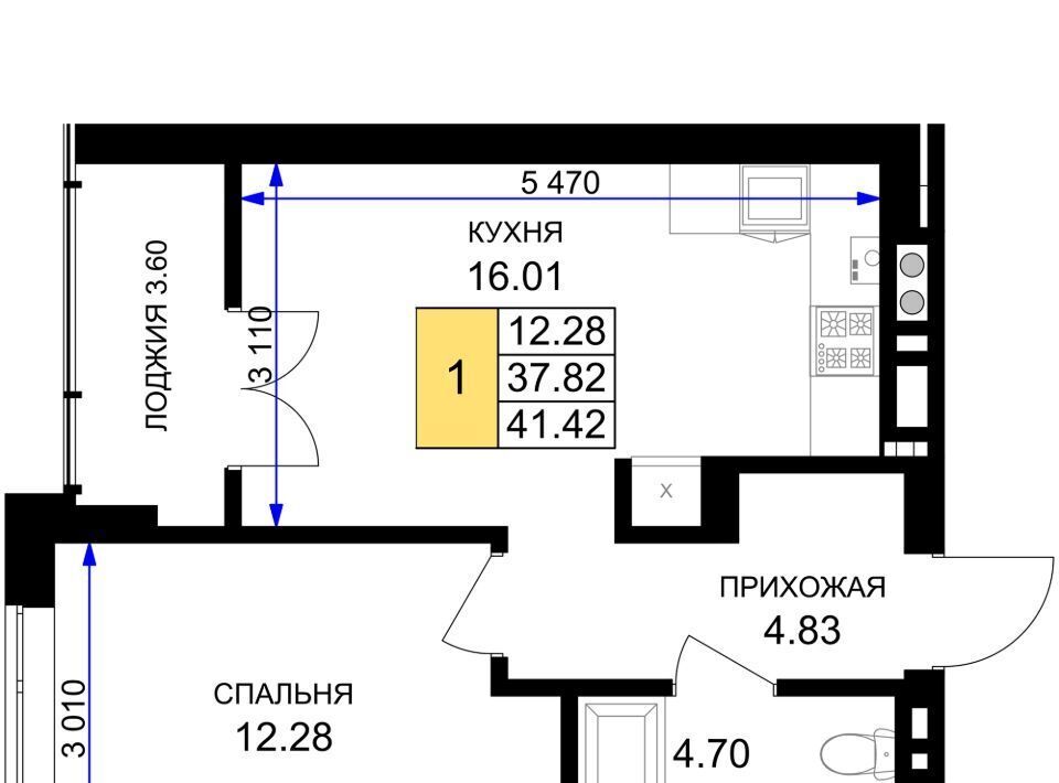квартира р-н Гурьевский г Гурьевск ЖК «Включи» фото 1