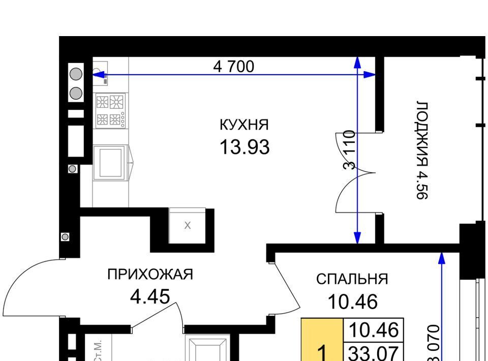 квартира р-н Гурьевский г Гурьевск ЖК «Включи» фото 1
