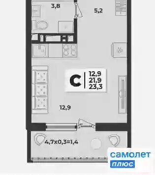 квартира г Краснодар ул им. генерала Корнилова 1к/1 фото 1