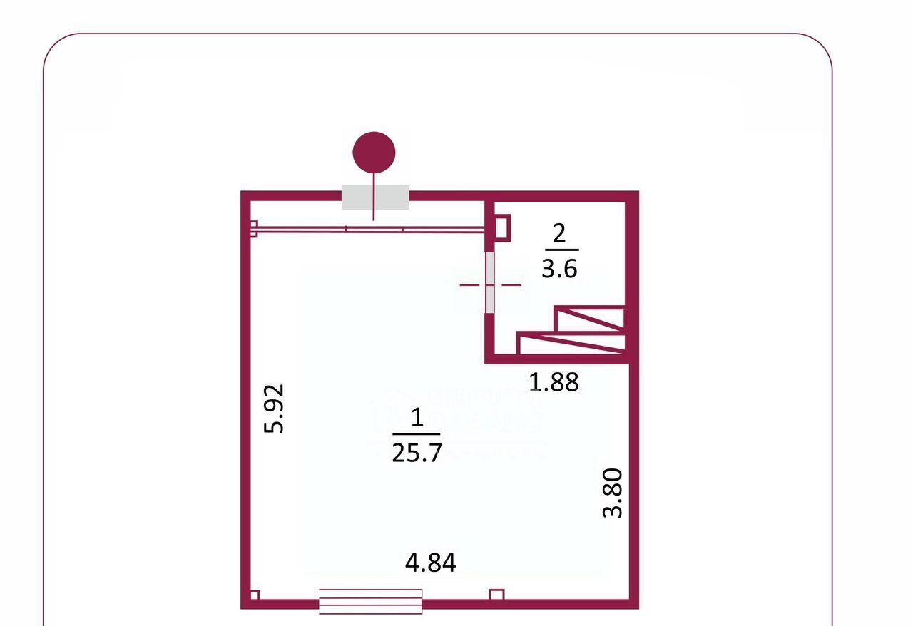 квартира г Омск р-н Кировский ул Мельничная 87к/3 фото 2