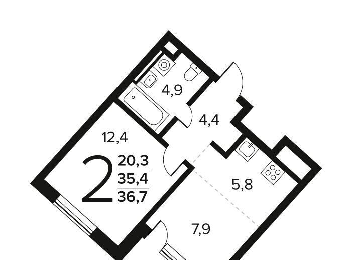 квартира г Москва метро Ольховая ЖК Заречный Новые Ватутинки жилрайон фото 1