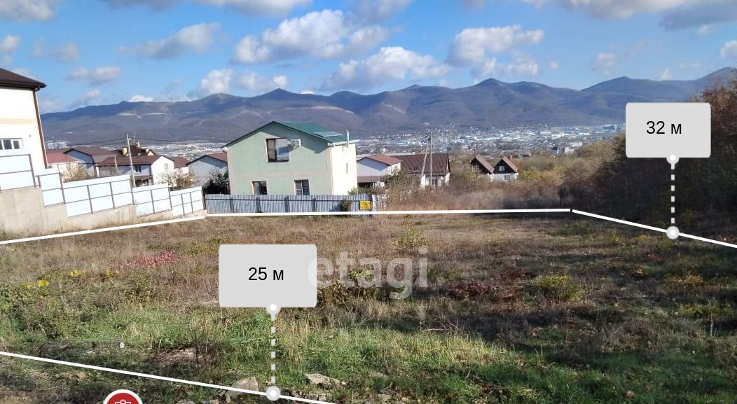 земля г Новороссийск с Борисовка ул Новая 12 фото 1