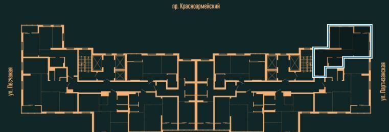 квартира г Барнаул р-н Центральный пр-кт Красноармейский 61б фото 8