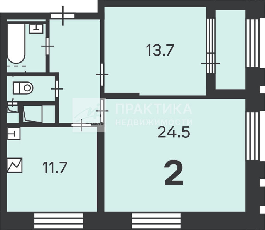 квартира г Москва метро Раменки ул Светланова 11к/1 фото 4