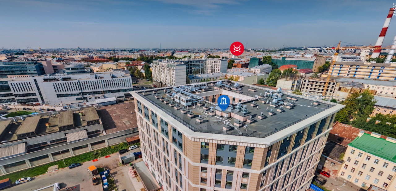 квартира г Санкт-Петербург метро Площадь Александра Невского 2 Смольнинское проезд Херсонский 6 ст 1 фото 10