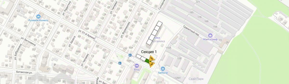 квартира г Симферополь р-н Киевский ул Суходольная фото 9