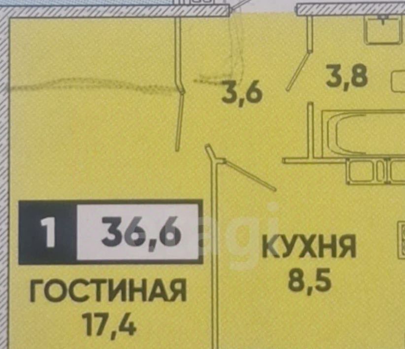 квартира г Ставрополь р-н Промышленный пр-кт Российский 13 фото 2