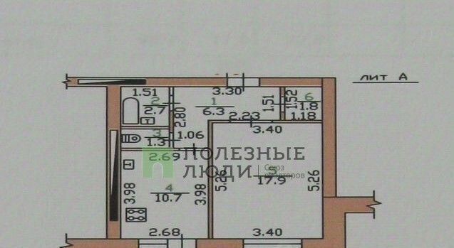 квартира г Орел р-н Заводской б-р Молодежи 20 фото 2