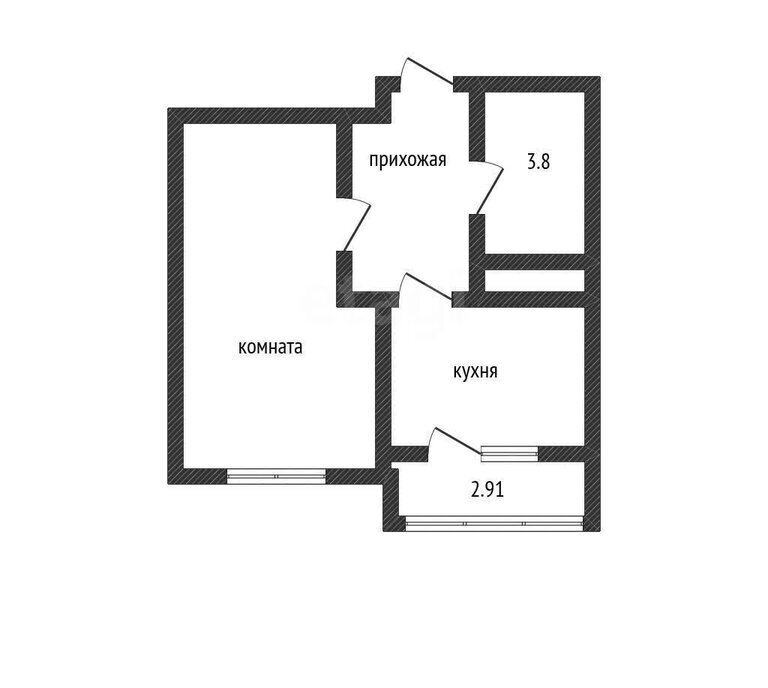 квартира г Краснодар р-н Прикубанский ул им. Артюшкова В.Д. 5 микрорайон «Московский» В. Д. фото 1