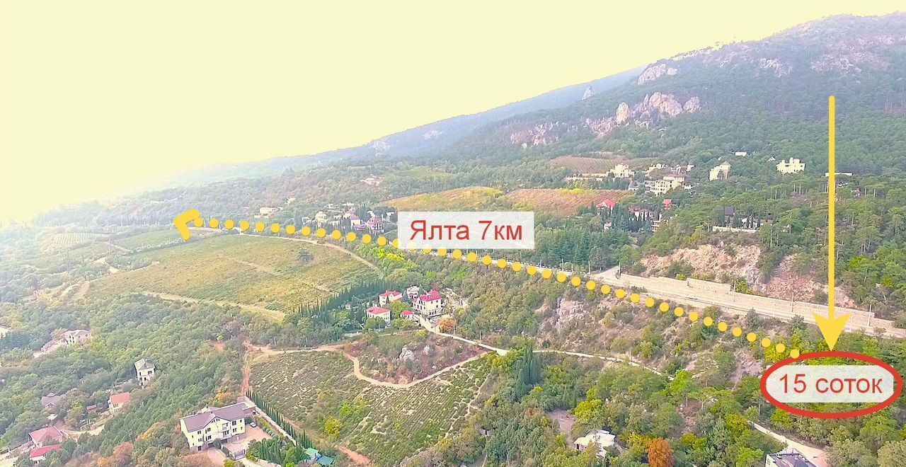 земля г Ялта пгт Восход фото 3
