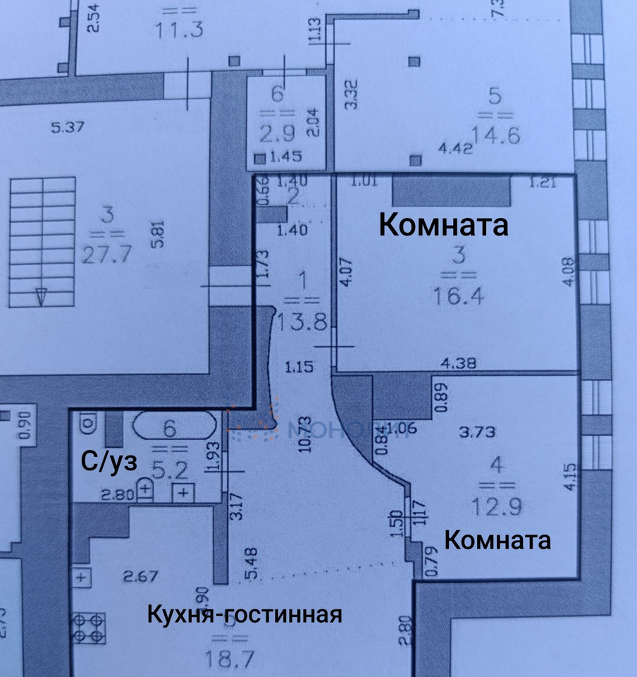 квартира г Нижний Новгород Горьковская ул Максима Горького 50 фото 24