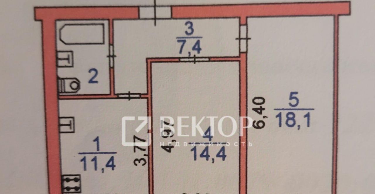 квартира г Иваново р-н Октябрьский ул Минская 122 фото 14