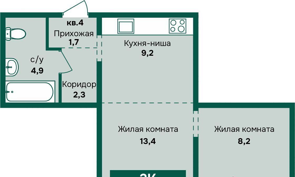 квартира г Барнаул р-н Индустриальный Камчатка жилой комплекс фото 1