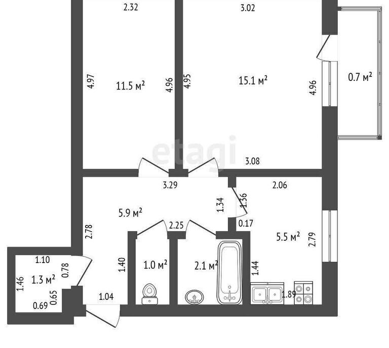квартира г Тамбов ул Советская 2 фото 1