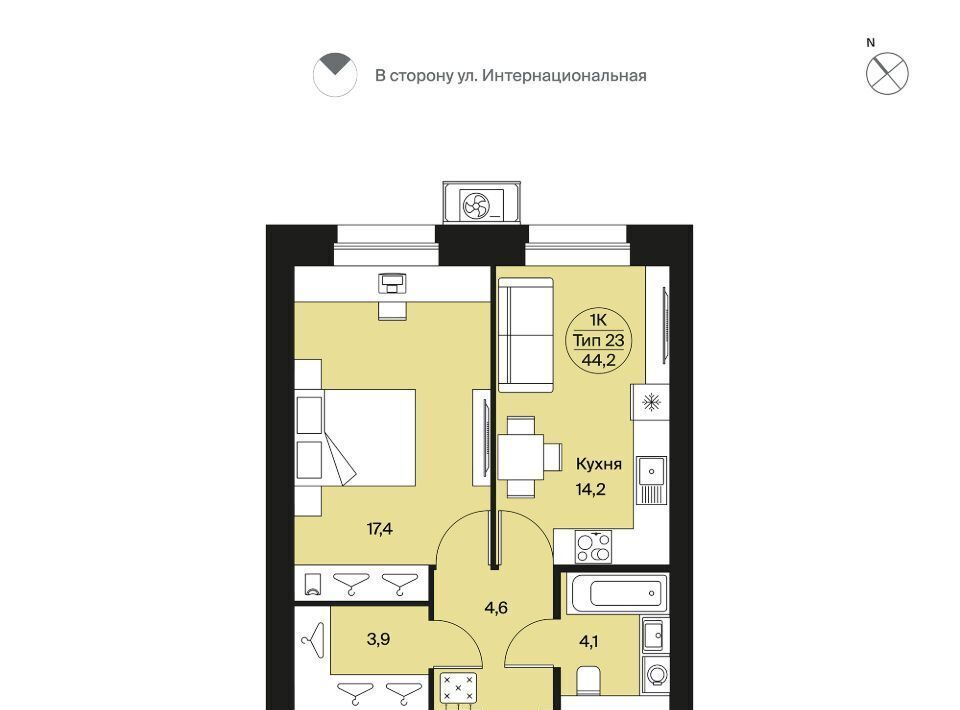 квартира г Сыктывкар ул Интернациональная 200 фото 1